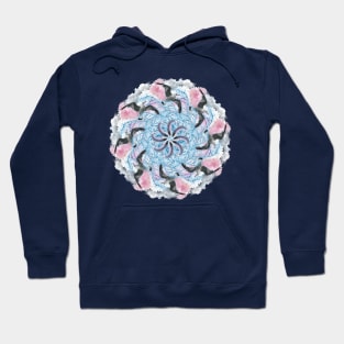 seagulls&fishes mandala Hoodie